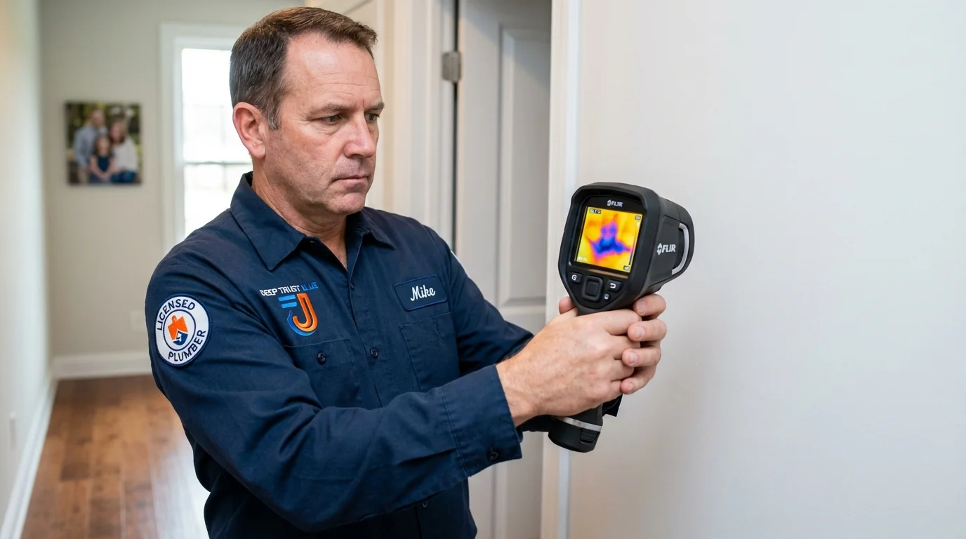 Thermal imaging leak detection by Johns Plumbing LLC in Colstrip
